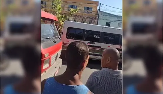 Urgente! Bandido faz reféns dentro de van na Avenida Suburbana; veja vídeo