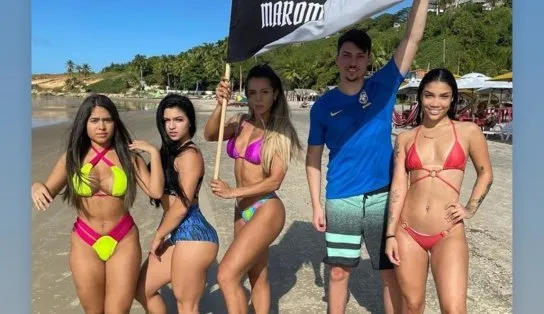 'A vida é curta': sem máscara, Filho '04' de Bolsonaro festeja com amigos no Ceará; jovem é investigado pela Polícia Federal