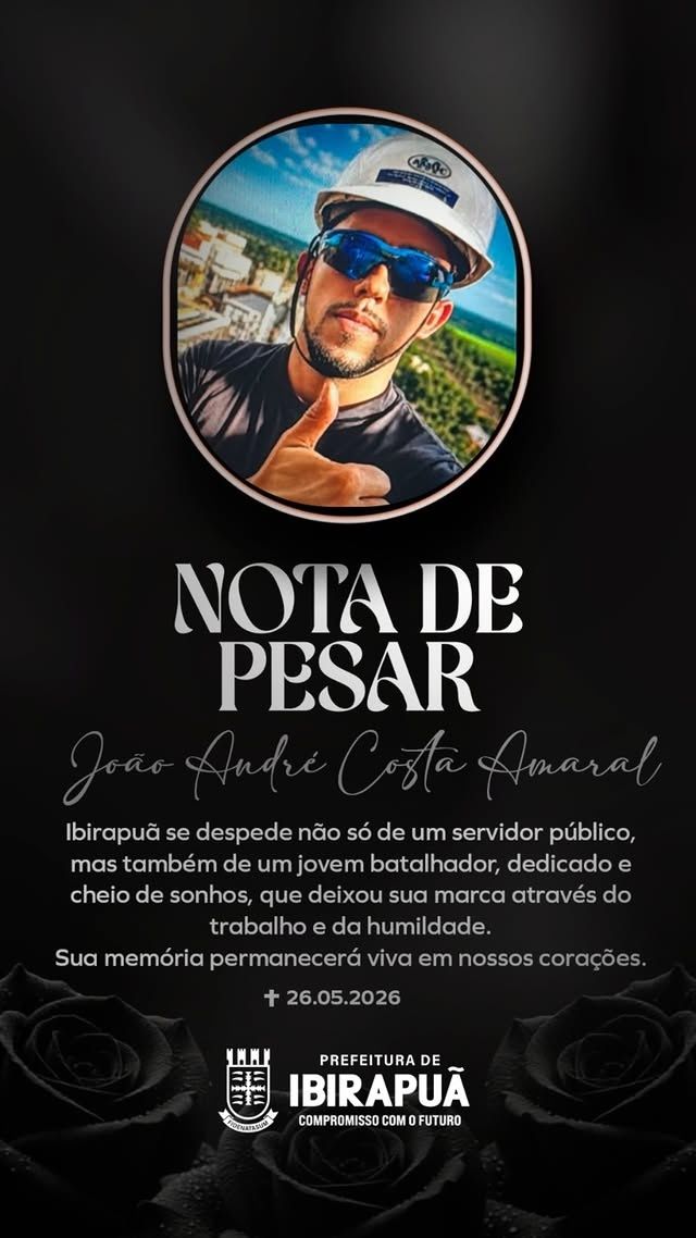 Identificado como Jo&atilde;o Andr&eacute;, de 27 anos, o eletricista morreu ap&oacute;s sofrer uma descarga el&eacute;trica durante um servi&ccedil;o na cidade de Ibirapu&atilde;, na Bahia. Foto: Redes Sociais
