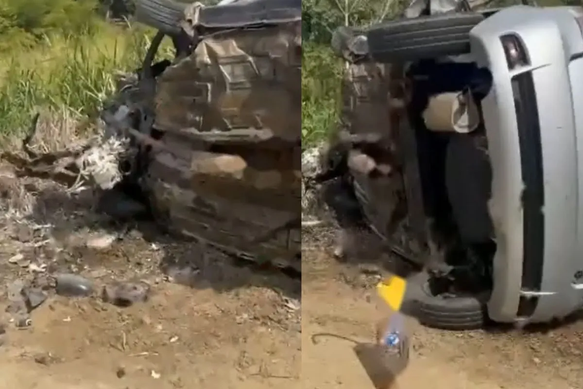 Paciente de ambulância morre em grave acidente na BR-101, no sul da Bahia