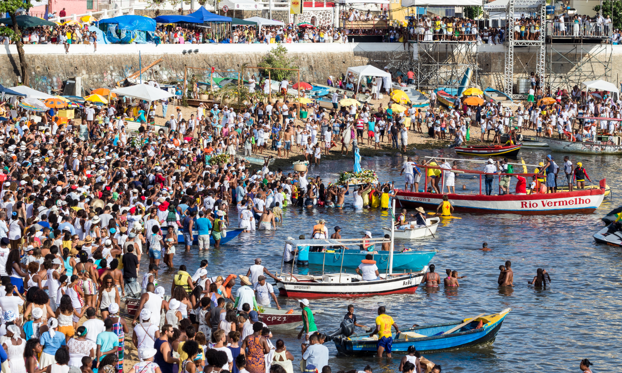 Sagrado e profano: Festa de Iemanjá tem shows e festas por Salvador.Foto: Fernanda Slama | Secom Pms