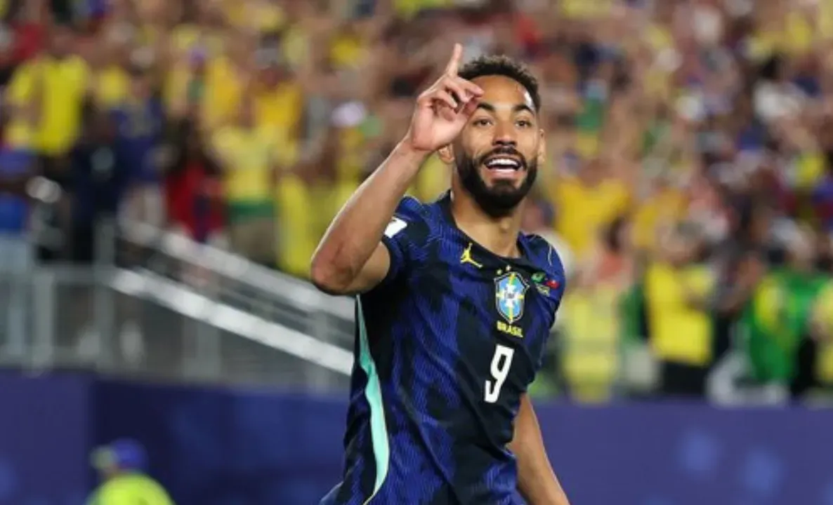 Matheus Cunha tem boa atuação no jogo entre Brasil e Haiti