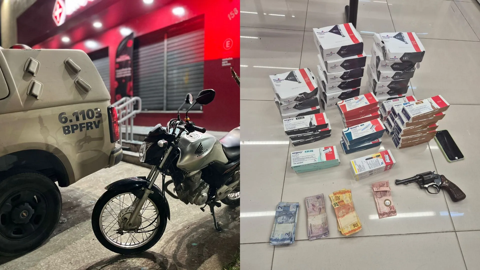 Dupla é presa após tentativa de roubo de canetas emagrecedoras na Pituba