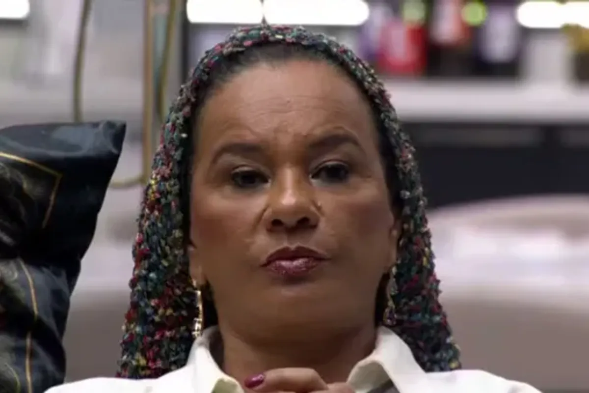 Solange Couto na elimina&ccedil;&atilde;o do BBB 26. Foto: Reprodu&ccedil;&atilde;o | TV Globo