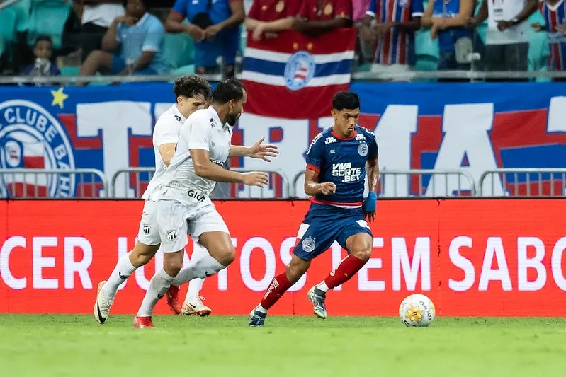 Copa do Nordeste: Bahia e Ceará fazem jogo marcado por equilíbrio