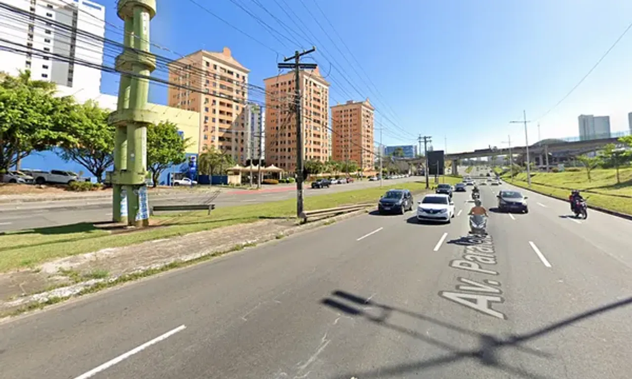 Transalvador inicia estudo de velocidade na Avenida Paralela a partir de segunda. Foto: Google Street View