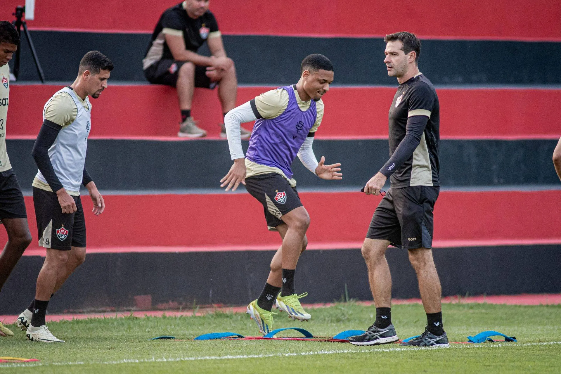 Vitória segue na preparação para enfrentar o Red Bull Bragantino pelo Brasileirão