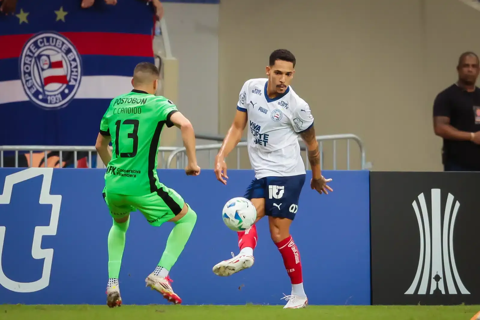No jogo de ida, a Fonte Nova, o Bahia venceu por 1 a 0. Foto: Letícia Martins | EC Bahia
