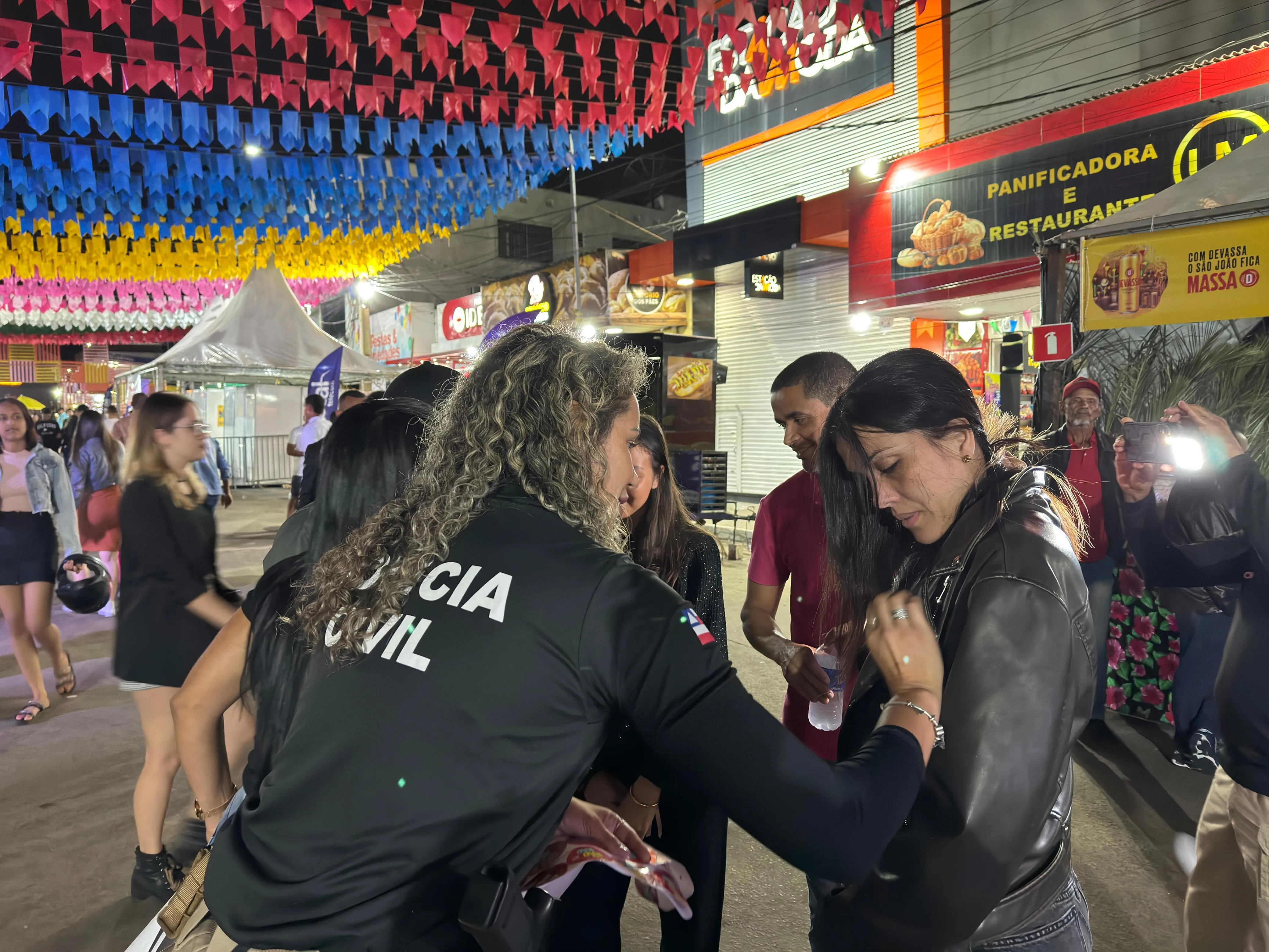 Ação conjunta contra a importunação sexual no São João é realizada em Jaguaquara