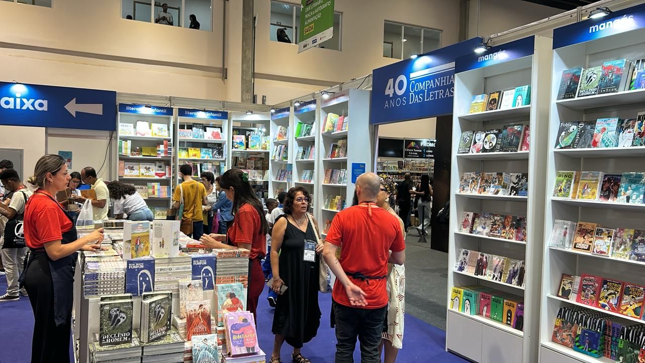 Bienal do Livro Bahia 2026. Foto: Laraelen Oliveira | Aratu On