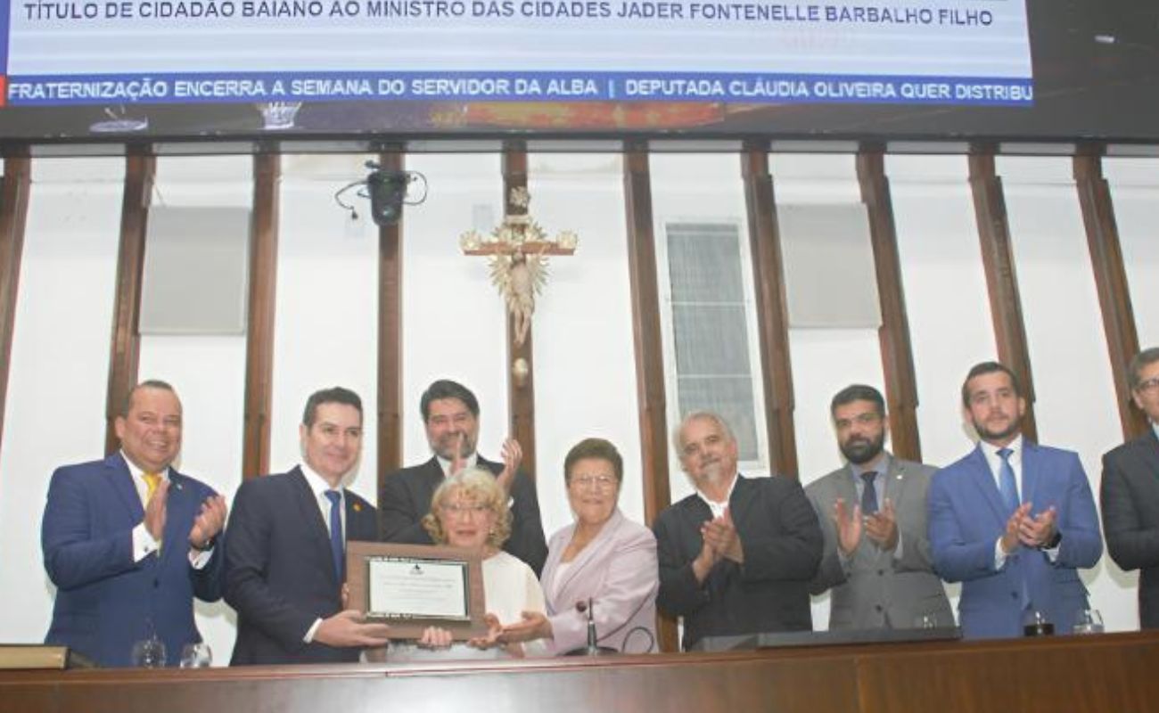 Novo cidadão baiano, Ministro das Cidades é entrevistado no Aratu 24 Horas; Foto: AscomALBA/AgênciaALBA