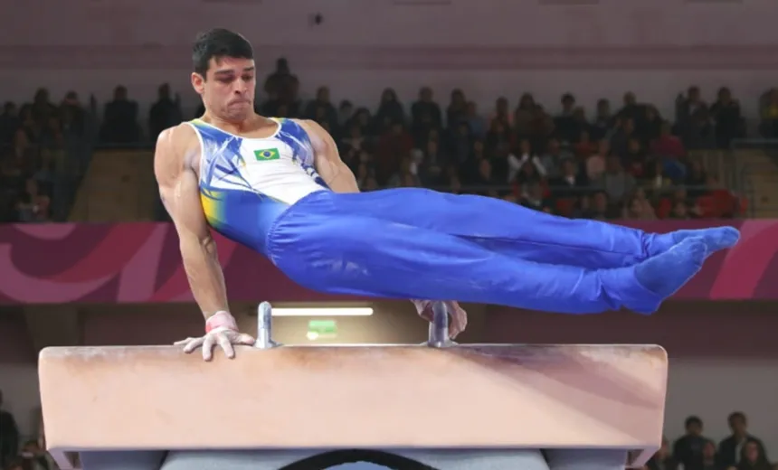 "Pan": Chico Barreto conquista o ouro para o Brasil no cavalo com alças