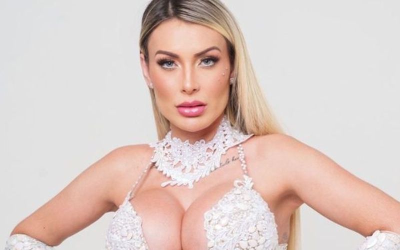 Andressa Urach ficou conhecida por sua participa&ccedil;&atilde;o pol&ecirc;mica no Miss Bumbum (vice-campe&atilde; em 2012) e no reality show A Fazenda 6 (2013), al&eacute;m de ser dan&ccedil;arina do cantor Latino e assistente de palco no programa Legend&aacute;rios/Foto: Jeferson Souza