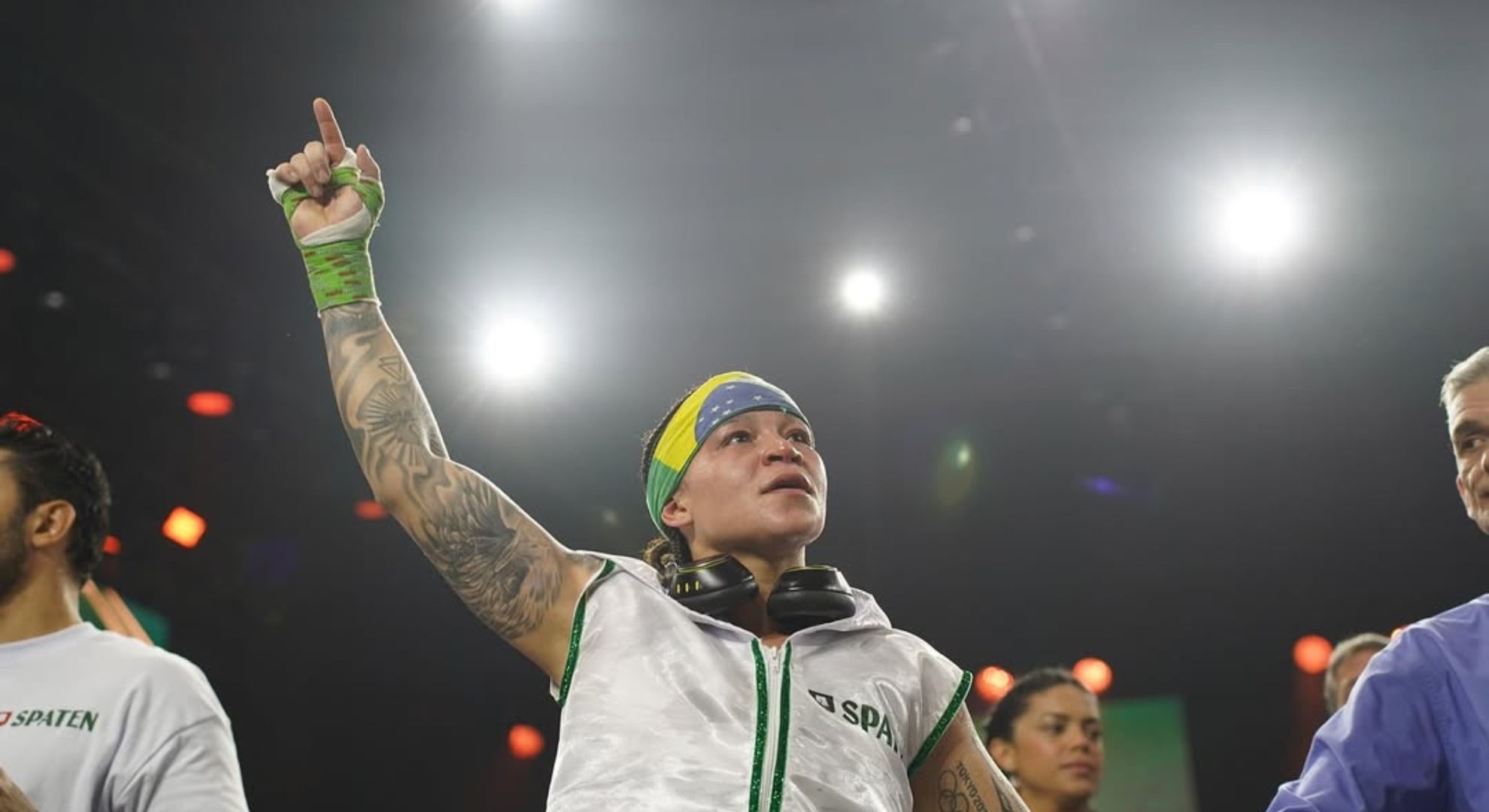 Bia Ferreira e Hebert Conceição conquistam títulos. Foto: Redes sociais | @beatrizferreira60kg 