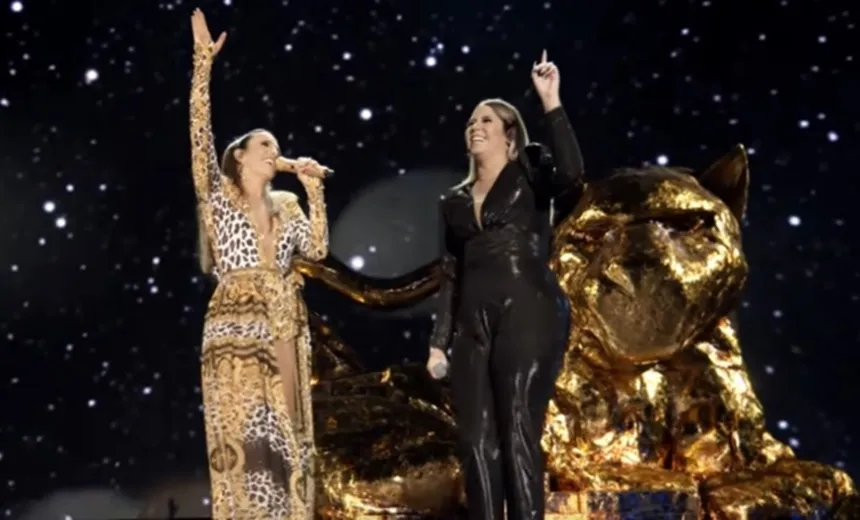Ivete é confundida com fã e quase é barrada em show de Marília Mendonça em Salvador; veja vídeo 