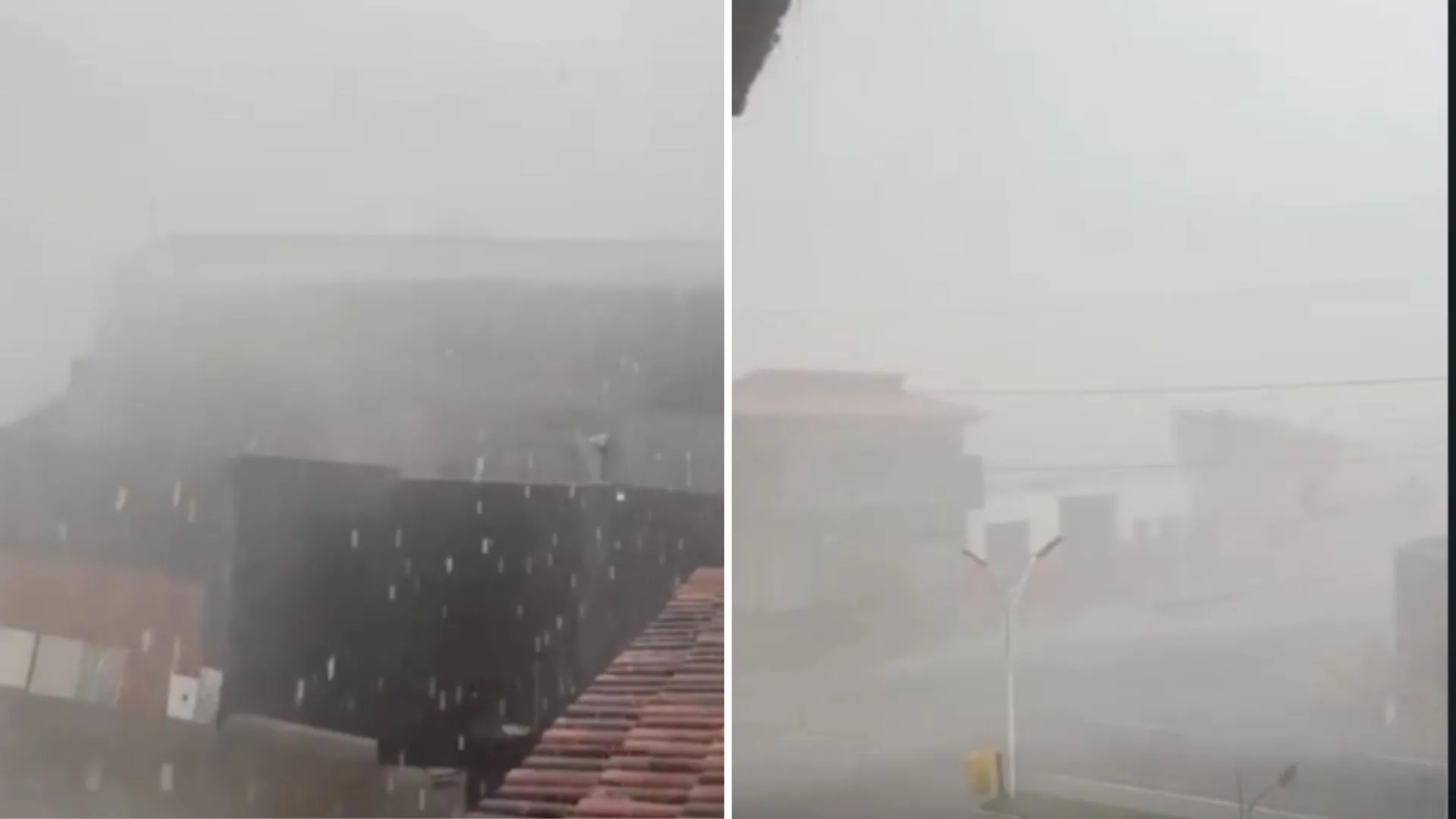 VÍDEO: moradores registram chuva de granizo na Bahia