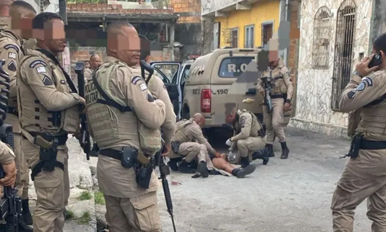  PMs s&atilde;o baleados durante opera&ccedil;&atilde;o em Lauro de Freitas.Foto: Reprodu&ccedil;&atilde;o