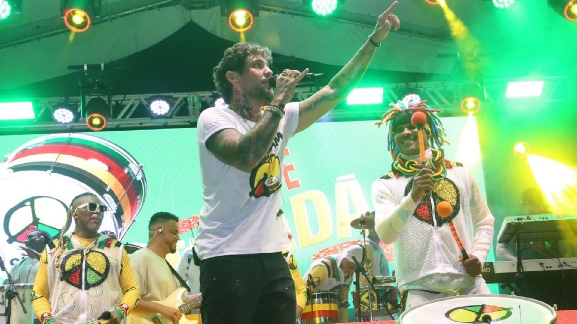 Rafa Barreto participou da Ter&ccedil;a da B&ecirc;n&ccedil;&atilde;o, do Olodum, recentemente | Foto: Edgar Souza
