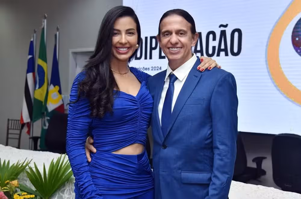 A deputada Daniella (PSB) e o namorado Fábio Gentil, que é ex-prefeito de Caxias (MA) e atual secretário de Agricultura e Pecuária do Maranhão, são os principais alvos da 'Operação Lei do Retorno', da PF. Foto: Divulgação/Redes sociais