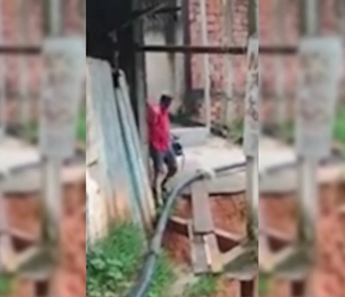 Cratera na Mata Escura preocupa moradores por risco de deslizamento