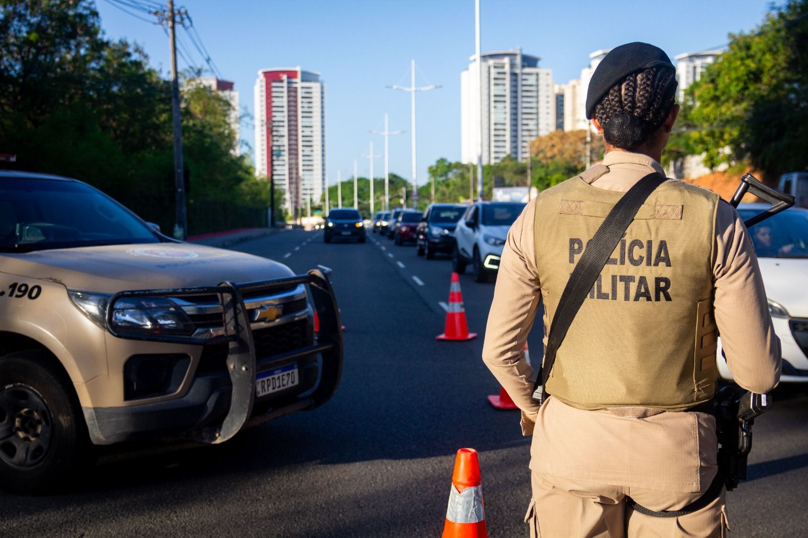 Operação Força Total na Bahia. Foto: PMBA