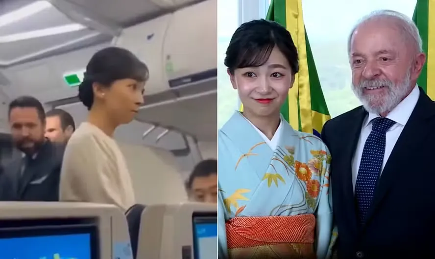 Princesa do Japão surpreende brasileiros ao viajar na classe econômica