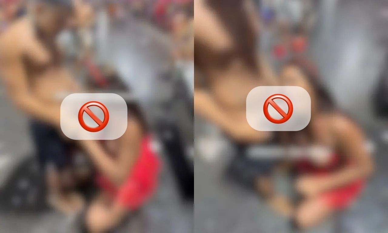 Casal é flagrado em ato obsceno no circuito do Carnaval. Foto: redes sociais | @HamonSilva3