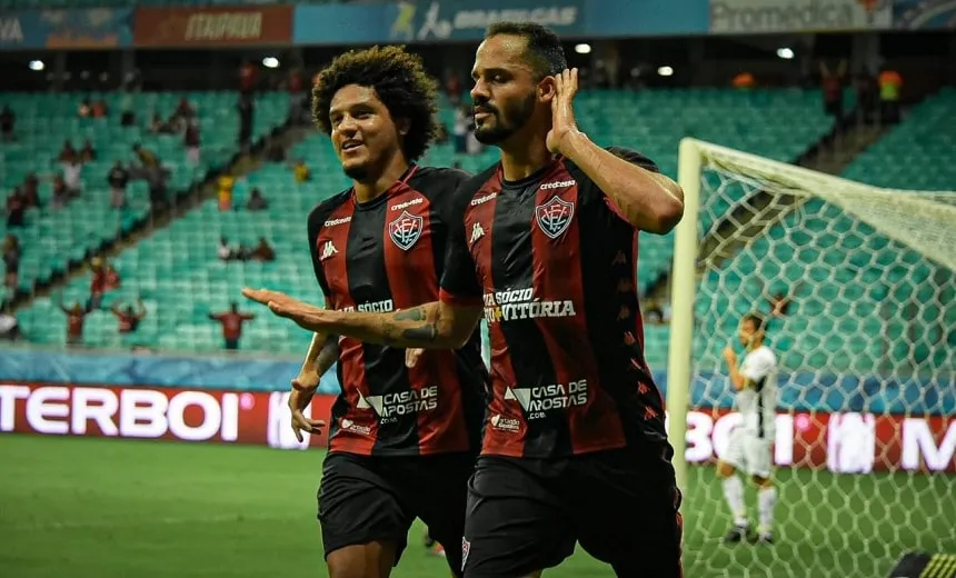Série B: na Fonte Nova, Vitória abre vantagem, mas Sport acaba empatando nos acréscimos