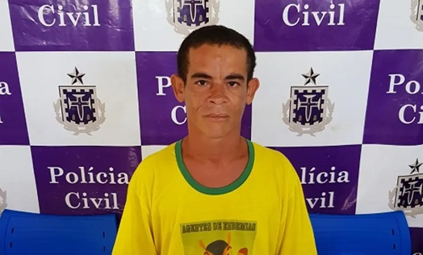 MANDADO CUMPRIDO: Acusado de estuprar a própria filha, homem é preso no centro de Ipiaú