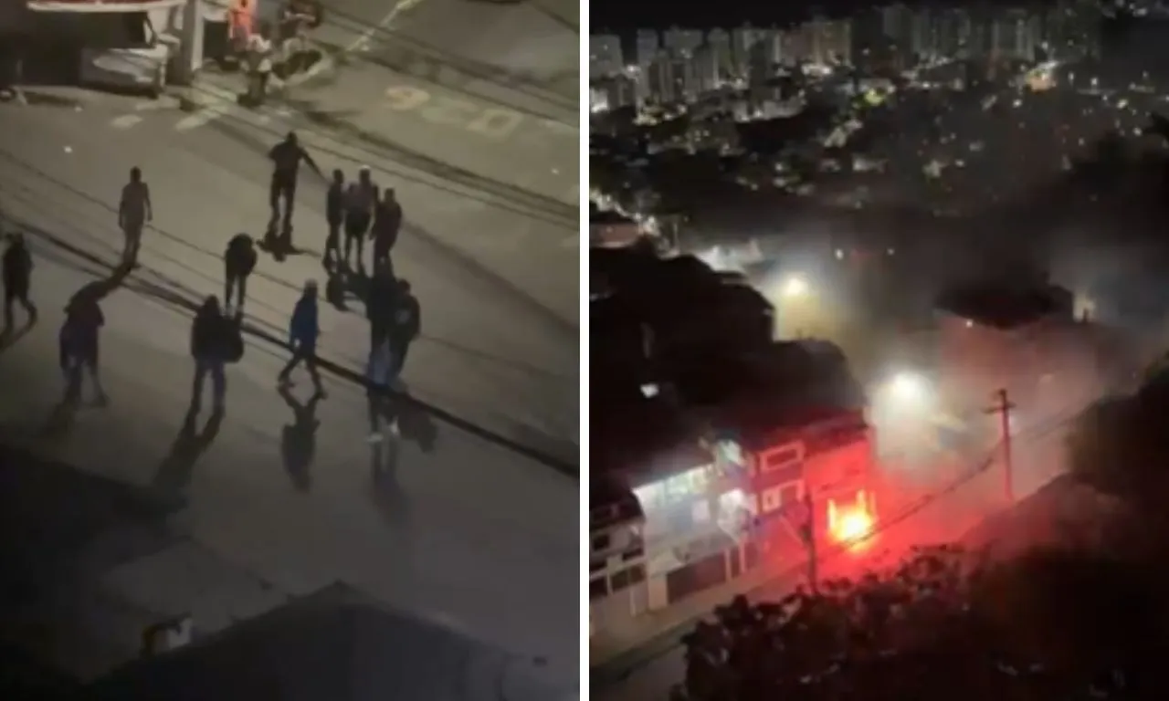 Moradores denunciam guerra de fogos na Estrada do Curralinho, em Salvador