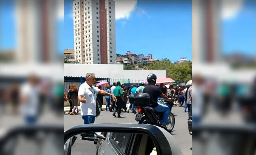Servidores municipais deflagram greve e fazem manifestação em Salvador
