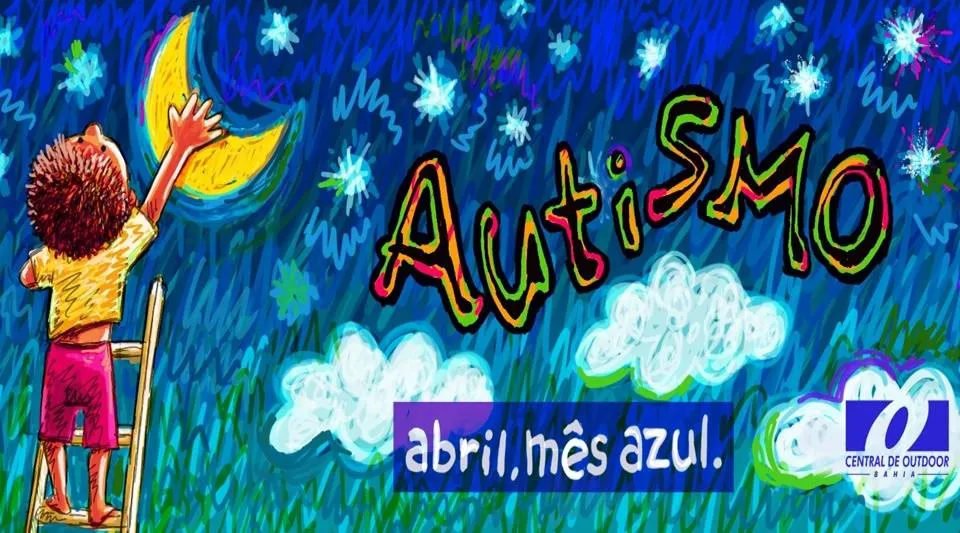 Central de Outdoor realiza campanha celebrando Abril Azul