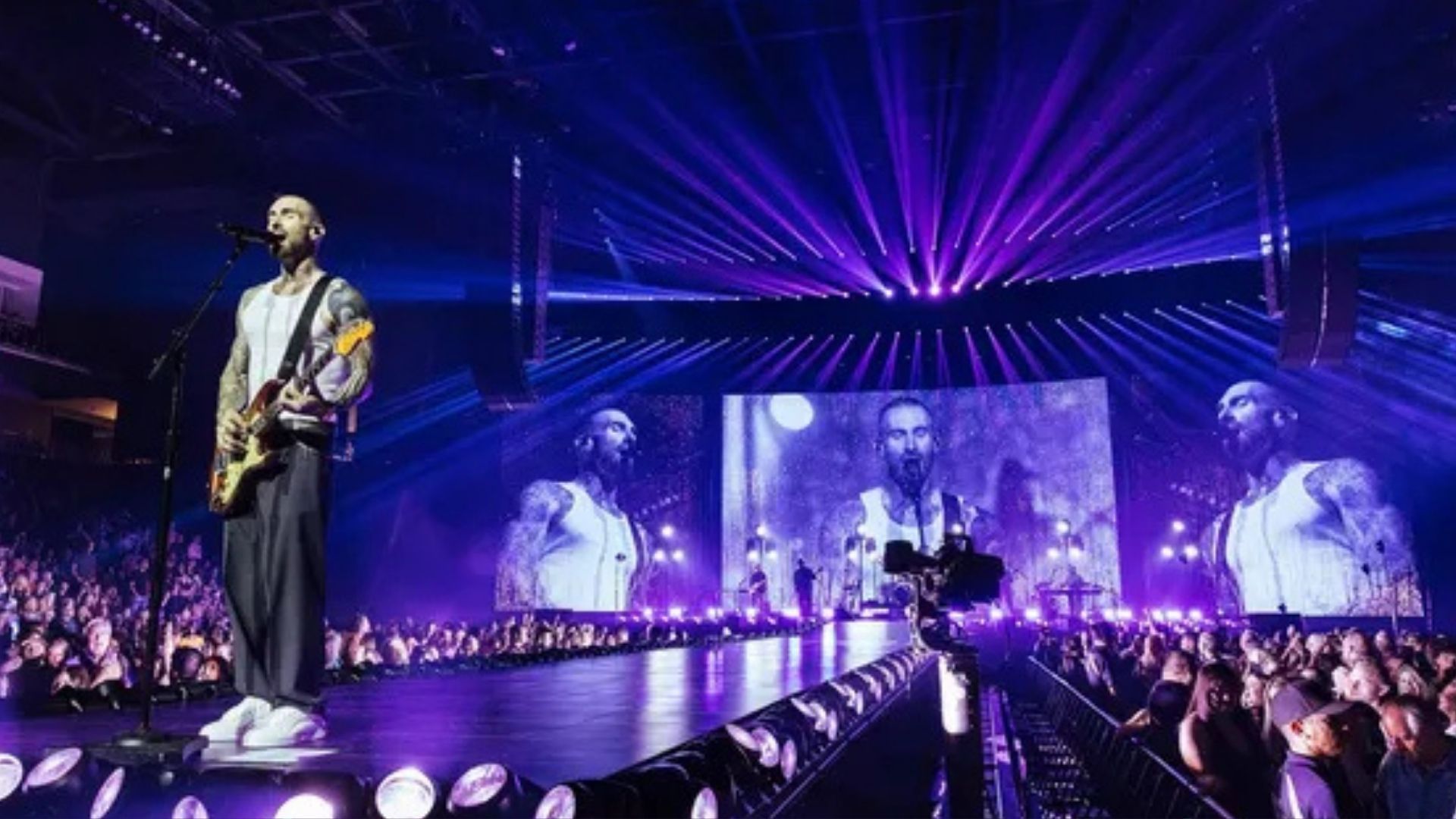 Dez anos depois, Maroon 5 repete 13 m&uacute;sicas do &uacute;ltimo show em Salvador; veja setlist