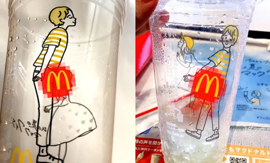 McDonald?s do Japão cria copos com casais fofos, mas público vê posições sexuais; confira