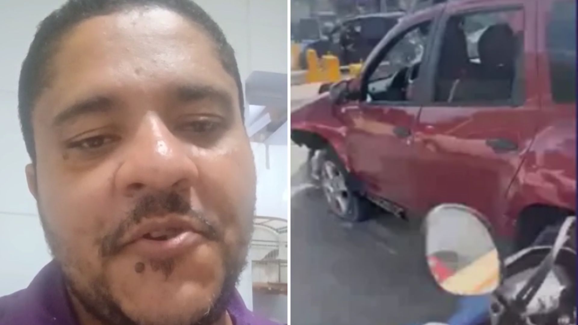 Motorista do carro que foi flagrado trafegando de forma desgovernada pela Estrada do Coco