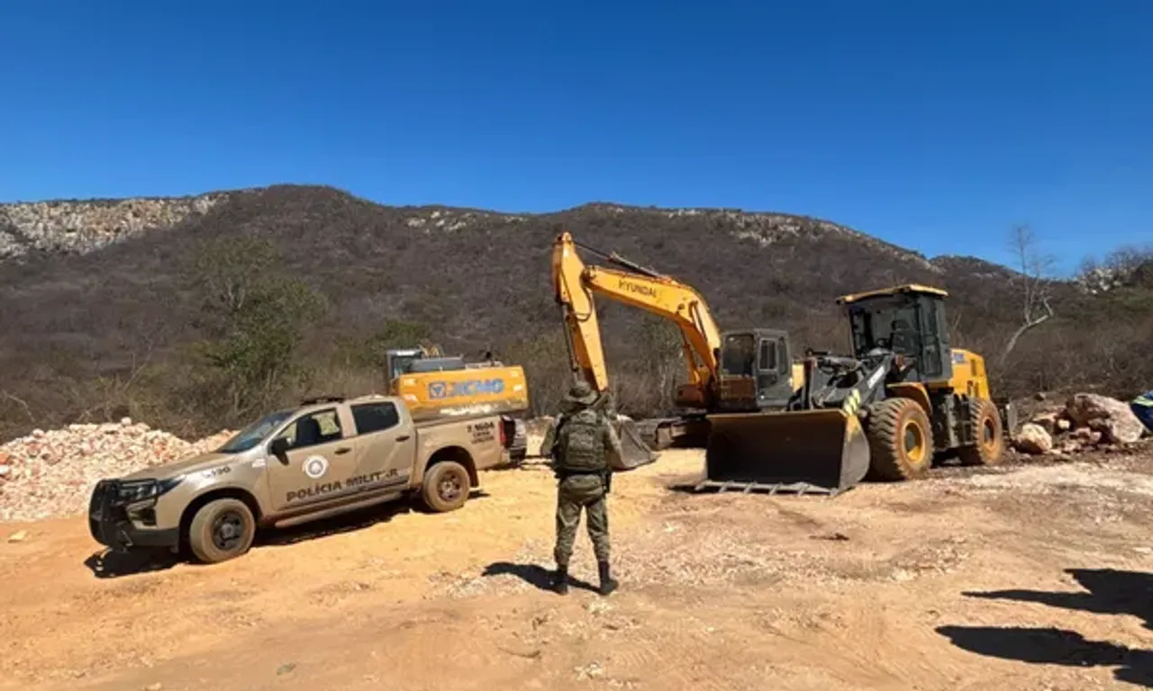 Turista chinês é preso por comandar garimpo ilegal na Bahia.Foto: SSP-BA