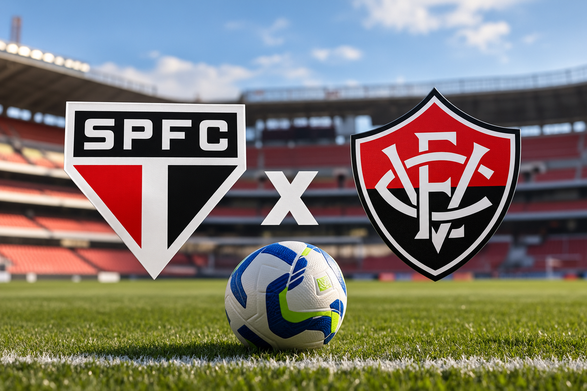 S&atilde;o Paulo x Vit&oacute;ria. Foto: Reprodu&ccedil;&atilde;o