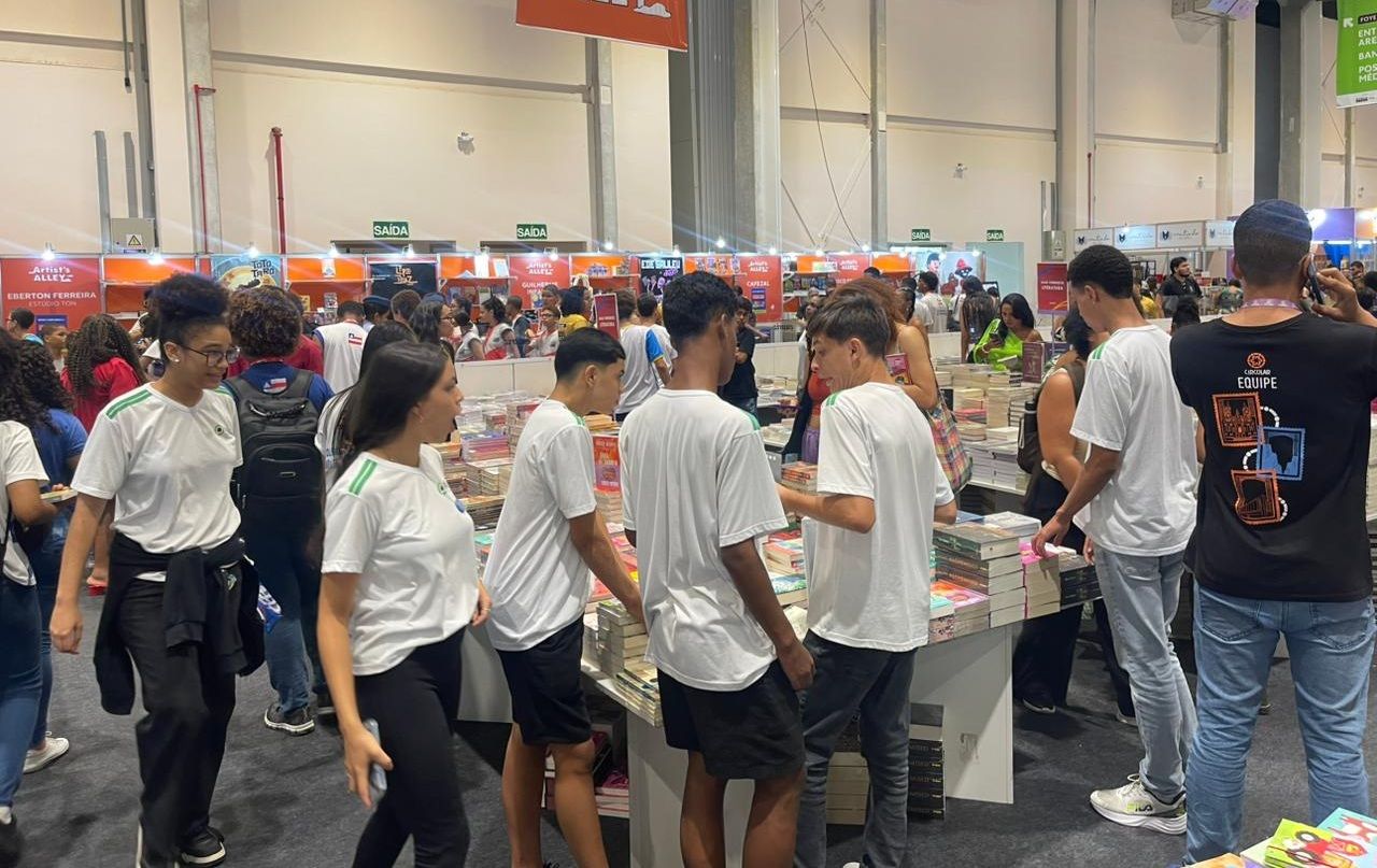 Bienal do Livro Bahia 2026. Foto: Laraelen Oliveira | Aratu On