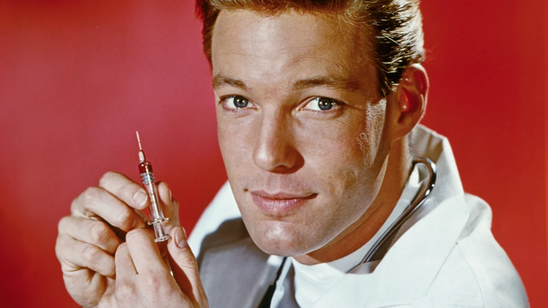 Richard Chamberlain como Dr Kildare. Foto: Bettmann Archive/Getty Images