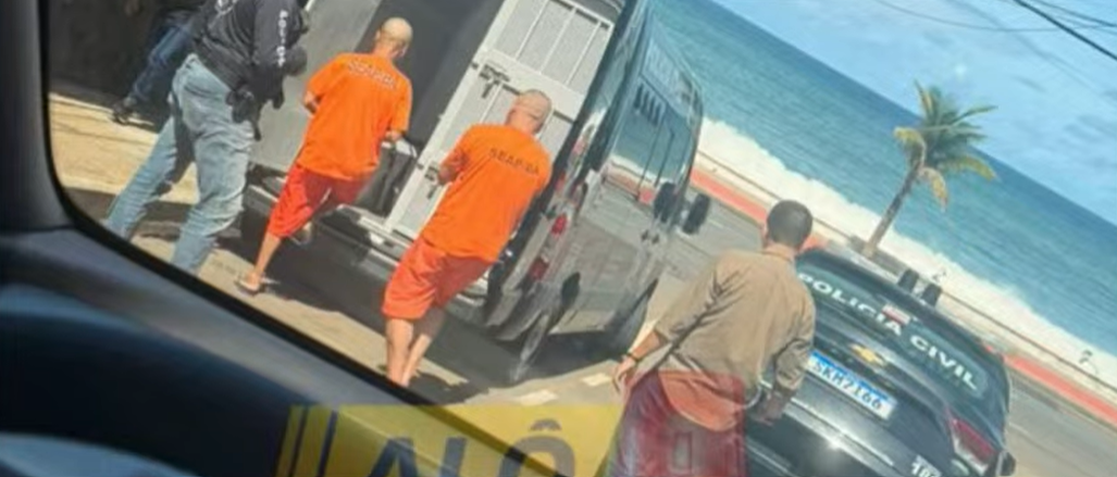 Presos entram em carro da SEAP ap&oacute;s tentativa frustrada de resgate