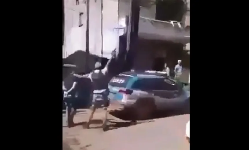 PMs suspeitos de agredir comerciante ainda atiraram para cima no Retiro; assista