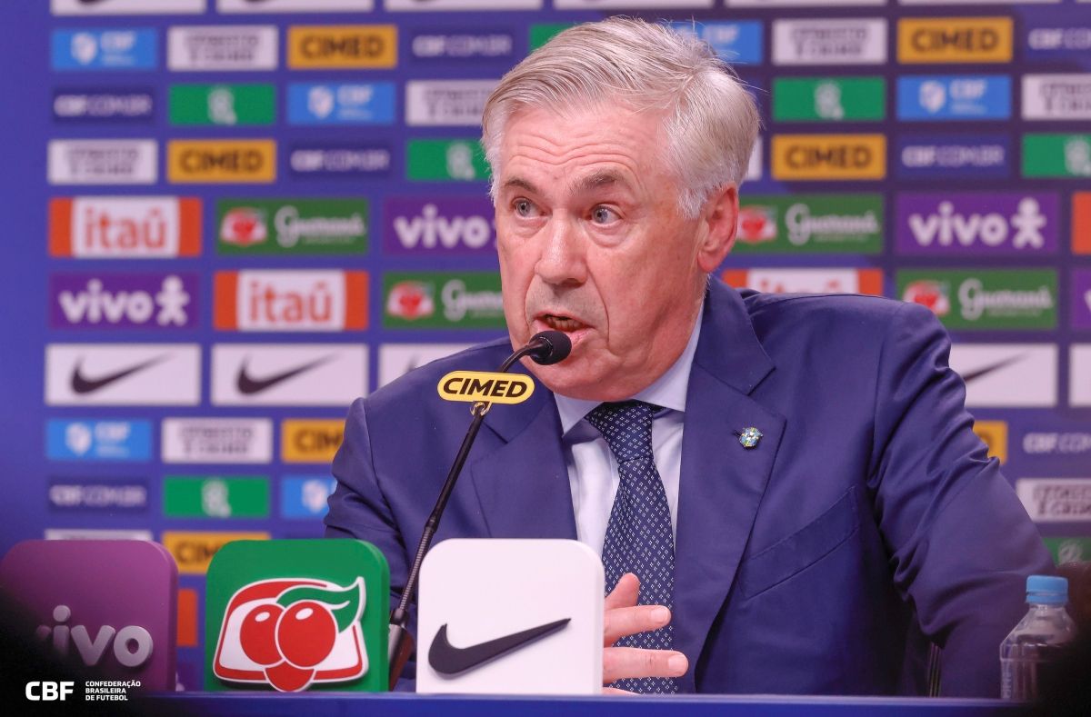Carlo Ancelotti falou sobre as mudanças entre as convocações da Seleção Brasileira. Foto: Rafael Ribeiro/CBF