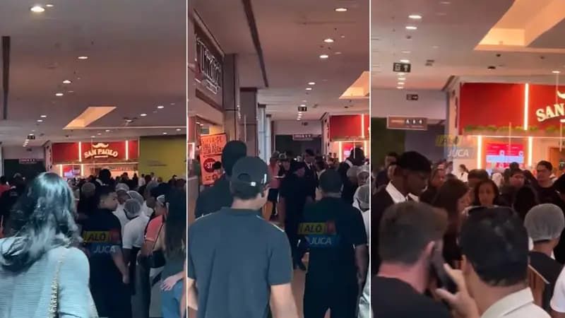 Explos&atilde;o em Shopping de Salvador. Foto: Al&ocirc; Juca