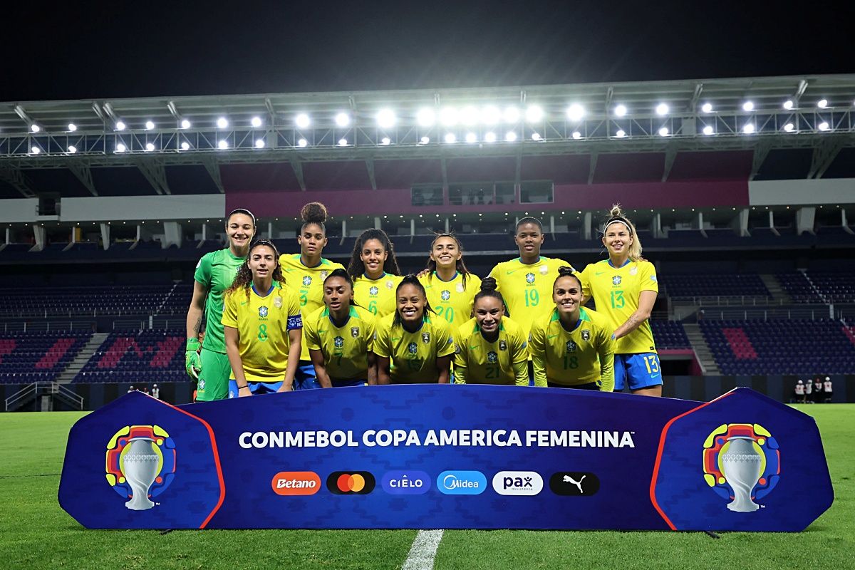 O Brasil pode receber a Copa América 2026 como teste para o Mundial Feminino em 2027, que acontece em oito cidades, incluindo Salvador. Foto: Lívia Vilas Boas/CBF
