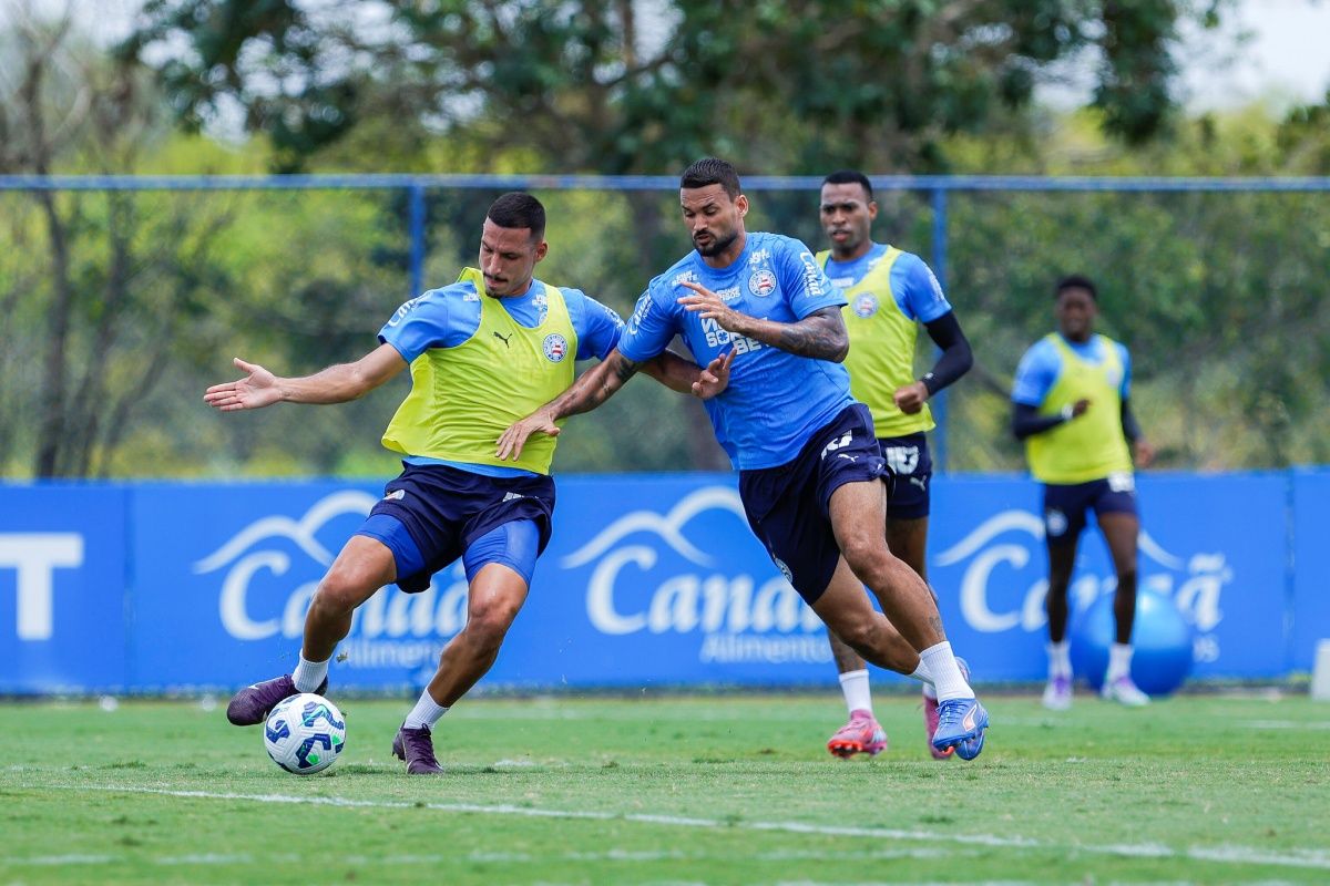 O Bahia terá vários desfalques para o BaVi desta quinta. Foto: Rafael Rodrigues/EC Bahia