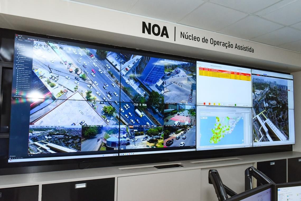 Noa Monitora O Tr&acirc;nsito Em Salvador