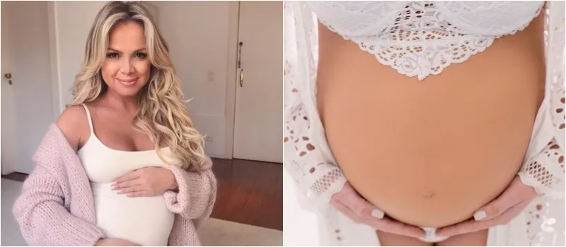 BEM-VINDA, MANU: Após gravidez de alto risco, Eliana dà a luz segunda filha