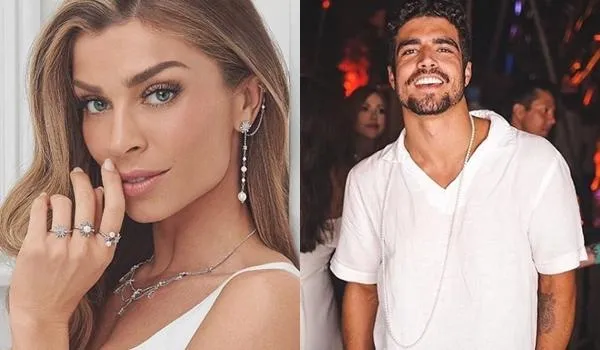 Caio Castro e Grazi Massafera são flagrados dando 'selinho' em vídeo; veja