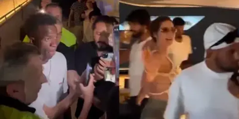 Virginia saiu em luxuoso iate em Marbella, na Espanha, ao lado de Vinícius Júnior, do Real Madrid/Foto: Reprodução 