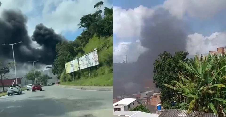 VÍDEO: incêndio atinge prédio abandonado no Retiro; bombeiros estão no local